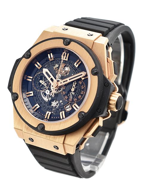 hublot king power rose gold replica|Hublot King Power Unico Black Skeleton Dial Chronograph .